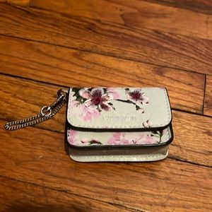 Flowered Calvin Klein Card Case